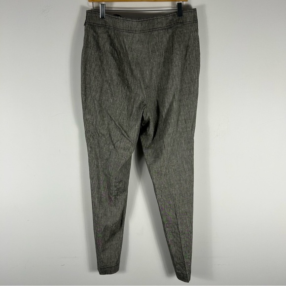 ❤️ Steilmann Black and White Linen Blend Trousers 14 - Picture 4 of 10